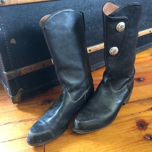 Tony Lama black boots size 8 1/2 M